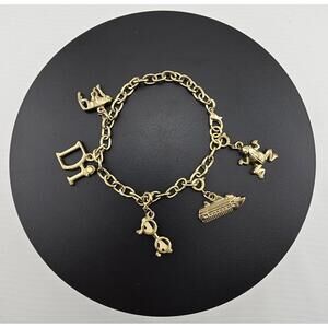 Vintage Chain Charm Bracelet